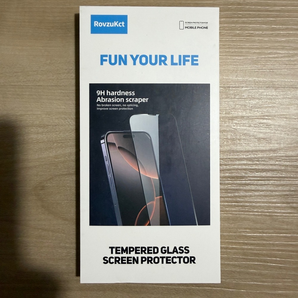 RovzuKct Screen Protector Unisex OS Clear 2 Pack Anti-Spy Tempered Glass NEW